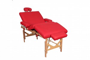 [Hot Item] Wooden Beauty Salon SPA Folding Table Facial Portable Massage Table Bed