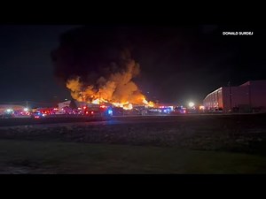 LIVE: Large fire breaks out at Joliet facility