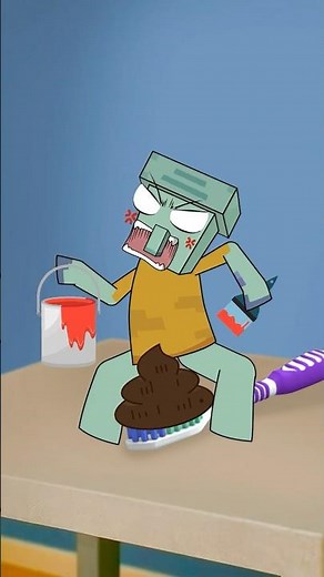 Wednesday Freaks Out Over Squidward’s Prank 😂 | Minecraft Parody #minecraft #wednesday