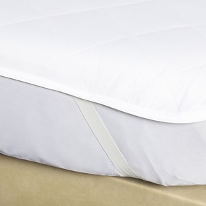 [Hot Item] Waterproof Mattress Topper - Breathable Noiseless Bed Pad Stays - Stains, Fluids, Dust Mites, Allergens, Bacteria Proof