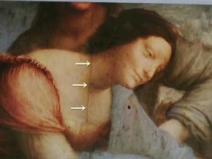 2356（4）Davinci Code・St Anne and the Holy Familiesダビンチコード・聖アンと聖母子+愚かな修復byはやし浩司Hiroshi Hayashi
