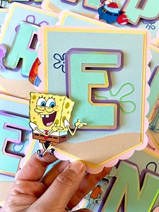 Yellow Sponge Cake Banner - Etsy Canada