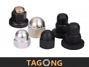 [Hot Item] DIN1587 Cap Nuts Carbon Steel Hex Nuts High Quality