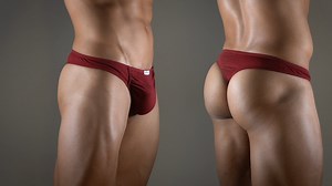EW0922 - FEEL MODAL Thong Burgundy
