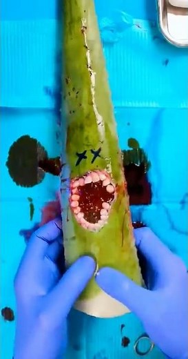 Wait Why Did the End of this Satisfying Surgery Almost make me Cry? 😭 #foodsurgery #discountdentist