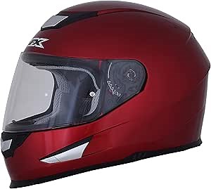 Amazon.com: AFX FX-99 Helmet - Solid - Wine Red - Size Large : Automotive