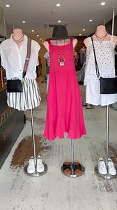 1.6K views · 11 reactions | Caloundra babes showing off beautiful outfits for your Wednesday evening  Which look do you prefer? Left - Willow Top & Hinley Shorts Black SpotMiddle - Swing Dress Raspberry Right - Scorpio Cami White Spot & Hinley Shorts White Have a great evening loves xx | Sweet Charlotte Studio | Facebook