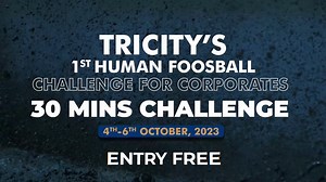 Play & become Shopping ka Biggest Sikandar! DLF CityCentre presents a FREE SHOPPING SPREE WORTH INR 1 LAKH by Winning the Amazing Challenges of SUPER SQUAD SEASON 3. So, Tricity’s Corporates or Groups, Take your First Step towards the Biggest Shopping Reward with Challenge 1 of HUMAN FOOSBALL in a TEAM OF 4. Date: 4th to 6th October, 2023 Duration: 30 Minutes Limited Slots Available! Register Now for Free at 91 80544 00444 📍DLF Commercial, IT Park, Chandigarh. Sport SAGA City Centre DLF, Chandi