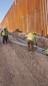 📍 Val Verde County Pouring concrete at a border wall construction site along the Texas-Mexico border. Our border wall will bolster border security and deter illegal immigration. | Greg Abbott