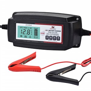 [Hot Item] Sunstone Battery Storage Battery Charger 12V 6A for Lead Acid & LiFePO4 with LCD Display
