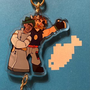 Jack & Nurm Keychain (minecraft Story Mode) - Etsy