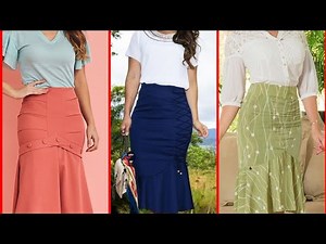 latest top trending Korean women fashion flare mini plated skirts with designr 2021