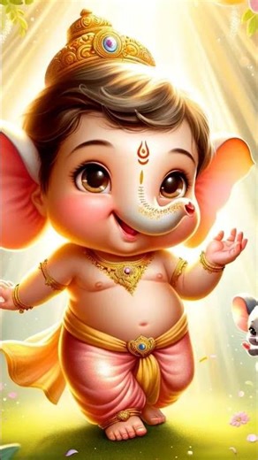 A aai dev bappa aale🥰❤ । Cute Ganesha । ganesh bhakti song #trending #shortvideo #viralsong #ganpati