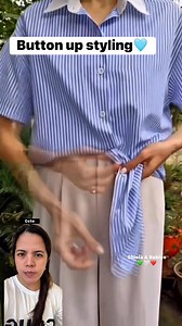 282K views · 1.3K reactions | Transform your simple shirt into stylish button up #credittotherightfulownerofthisvideo #styleinspo #styletips #fashionhacks #fblifestyle | Shiela A. Robles | Facebook