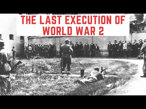 The Last Execution Of World War 2