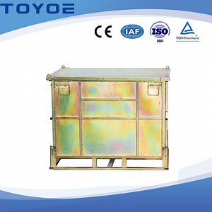 [Hot Item] Large-Capacity, High-Load-Bearing, Easy-to-Store Rack System Metal Rack Storage Box for Steel Coil and Wood Storage and Transportation