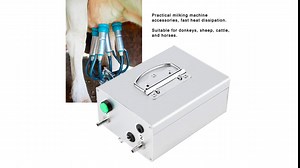 Milking Pulsator, 48W 12V Large Suction Milking Vacuum Pump, Electric Milking Machine Vacuum Pump, Cow Milking Machine Parts Goat Milker Machine Goat Milking Supplies, Farm Livestock Tool(US)