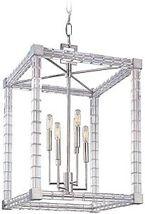 Hudson Valley Lighting 7118-PN Alpine - 6 Light Lantern 27.5 inches Tall and 18.5 inches Wide - Polished Nickel