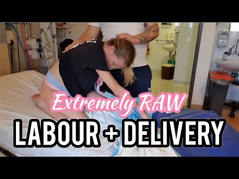 *INTENSE* LABOUR & DELIVERY BIRTH VLOG | natural, no epidural, positive but REAL