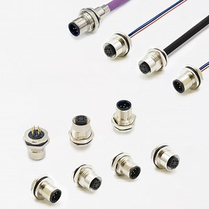 [Hot Item] ODM Sensor Power Circular Flange Socket Panel Extension Cable 8pin M12 Connector