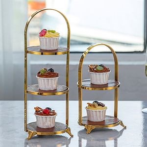 [Hot Item] 3-Layer Hotel Catering Dessert Buffet Food Display Rack