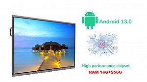 [Hot Item] DS TECH Wholesale 65 75 85 98 inch indoor touch screen monitors interactive touch panel white board smartboard smart screens