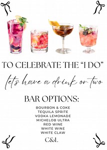 WEDDING BAR SIGN - Etsy
