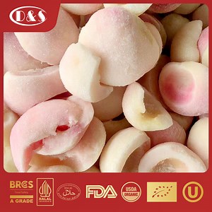 [Hot Item] IQF Freeze Frozen White Peach Halves