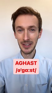 "Aghast" means suddenly filled with strong feelings of shock and worry. #britishenglishclass #aghast #cambridgeadvanced #pronunciationteacher #accenttraining #c1english #c2english #ingleseparlato #accentcoaching #englishc1 #britishenglishpronunciation #pronunciationproblems #britishenglishtutor | Improve Your Accent