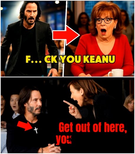Keanu Reeves Storms Off The View After Fiery Showdown With Joy Behar See more: https://rb.colofandom.com/r25u On a crisp October morning in New York, Keanu Reeves arrived at ABC’s studios for what he believed would be a straightforward promotional appearance for John Wick 4. Dressed simply in a black suit without a tie, Reeves exuded his usual understated elegance, accompanied only by his agent. But what awaited him inside the studio was not the warm, light-hearted conversation he had expected—i
