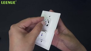 Blank Keystone Jack Inserts Keystone Jack for Keystone Wall Plate and Patch Panel 10 Pack White