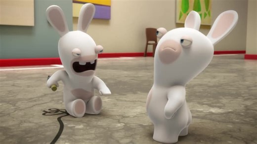 Rabbids Invasion S01:E09 - Museum Rabbids / Kite Rabbids / Never Refreeze a Rabbid