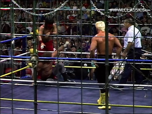 NWA Halloween Havoc Electrified Thunder Dome Match - Terry Funk and the Great Muta vs 'The Nature Boy' Ric Flair and Sting