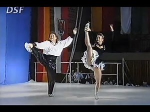 She LOVES doing SPLITS in this short skirt!