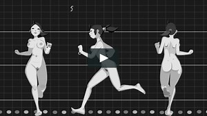 Animated walks and runs