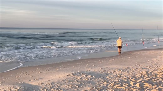 We are flying yellow flags in Orange Beach today - Saturday, March 16th. Yellow Flags represent a medium hazard and urge caution to anyone entering the Gulf. Morning view: Cotton Bayou Beach Public Access. • Gulf temperature: 65 degrees • Surf conditions: Fair with waves around 2 feet and west running currents. • Rip current forecast: Moderate Risk • Daily weather: Partly sunny with a slight chance for afternoon showers and thunderstorms. The high temperature is in the mid 70’s. • Wind: Northeas