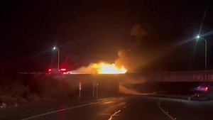 7K views · 87 reactions | Crews Work as Team to Extinguish Fuel...