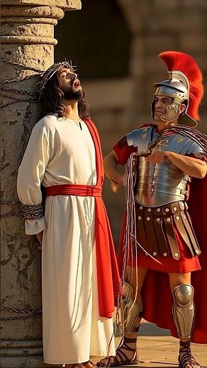 Jesus Bound to the Pillar and Scourged by Soldiers