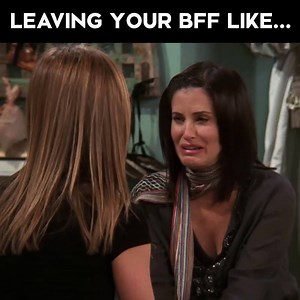 When your Rachel leaves you 😭 Full seasons of Friends are streaming now ➜ bit.ly/Friends-OD | TVNZ