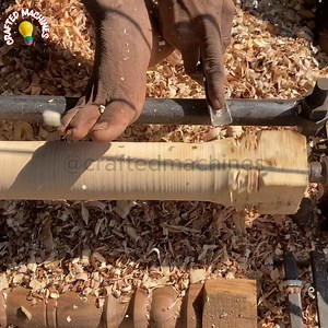 Making Wooden Cot Leg  #toolkit #woodcarvingtools #woodenart #woodentoys #woodencot #machining | Crafted Machine | Facebook