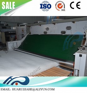 [Hot Item] Nonwoven Industrial Wool Cross Lapper Machine for Waste Felt/ Spunlace Nonwoven Cloth Cross Lapping Machine Double Laying Folding Lapping Machine