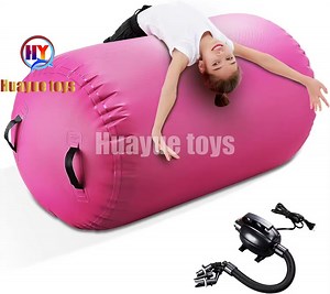 [Hot Item] Inflatable Gymnastics Air Barrel, Track Roll, Gym Practice Air Cylinder