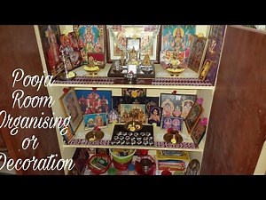 My Pooja Room Arrangement video/How to Organize Pooja Room video/ Pooja cabinet organization