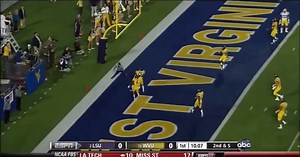 We now move to Game 4 of the 2011 LSU journey: a road date at West Virginia. The Tigers went into a hostile environment and played a very good Mountaineers team. They lead it off punching them in the mouth and getting 6 from Michael Ford. | By-U Sports