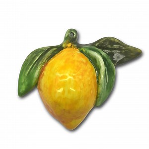 Italian Ceramic Lemon Decorations for Kitchen - Hand Painted Kitchen Wall Decor - Make Your Kitchen Decorations With Artificial Lemons - Etsy