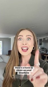 Quick OneNote cleanup hack! ✏️ #missexcel #productivity | Miss Excel