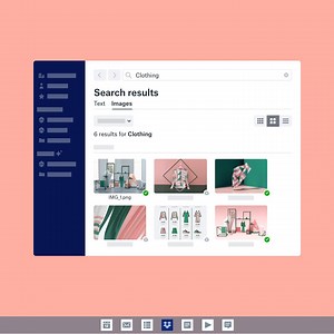 Quickly find the images you need based on content within the image, regardless of the file name. | Dropbox