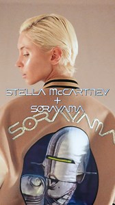1.6K views · 121 reactions | STELLA + SORAYAMA: Sport. Sensuality. Sorayama. The Japanese artist’s iconic Sexy Robot are patchworked onto varsity jackets. Discover the #StellaxSorayama capsule starring #IrisLaw here: https://stella-mccartney.visitlink.me/h0aTEb #HajimeSorayama #StellaMcCartney #Sorayama | Stella McCartney | Facebook