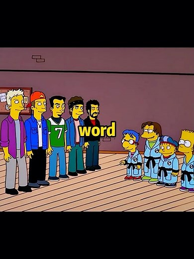 Bart's boy band Party Posse made their official debut.#simpsons #movie