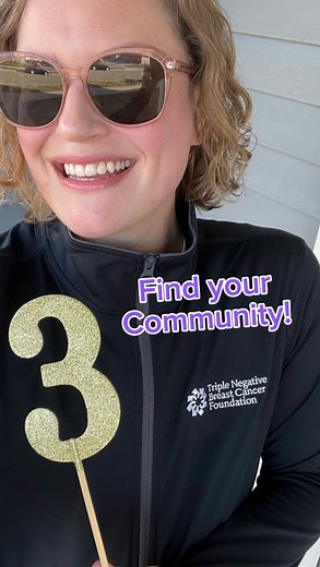 TNBC thriver Kristy (@pearwithoutapair) shares why finding your community is so important after a TNBC diagnosis! 💜 . . . . . #tnbcday2024 #findyourcommunity #tnbcfoundation | Triple Negative Breast Cancer Foundation